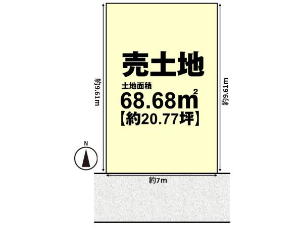 長岡京市緑が丘の売土地