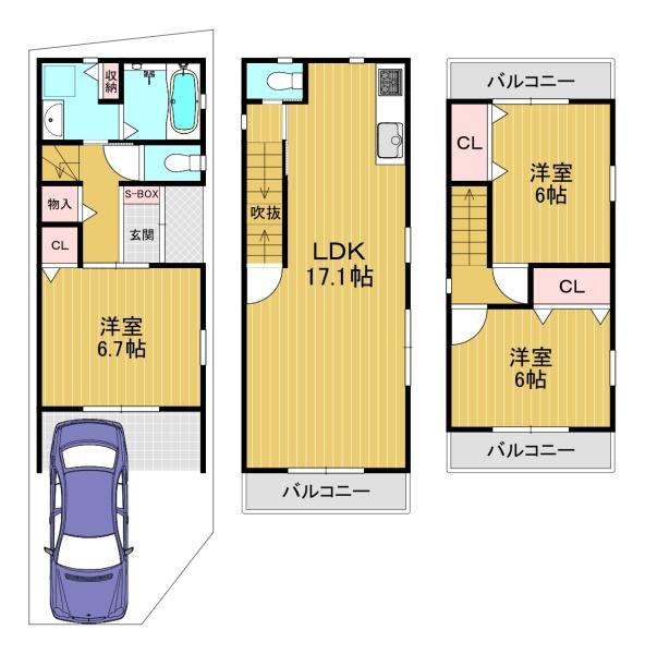 向日市寺戸町渋川の土地