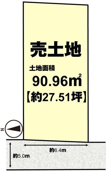長岡京市今里更ノ町の土地