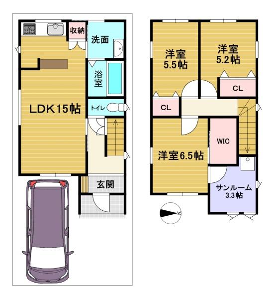 向日市上植野町十ケ坪の中古一戸建て