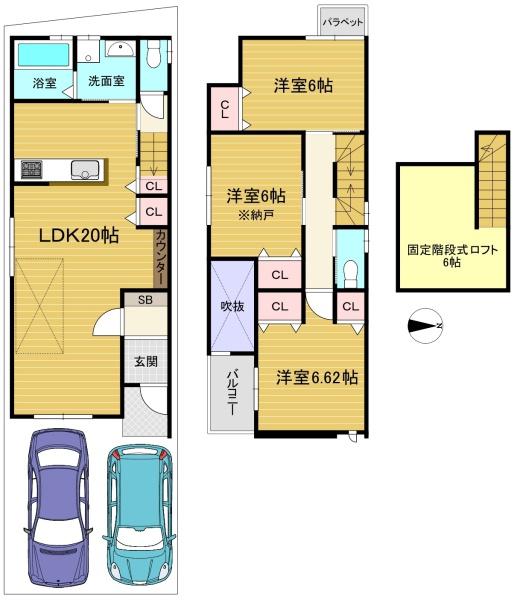 向日市物集女町ヲサン田の売土地
