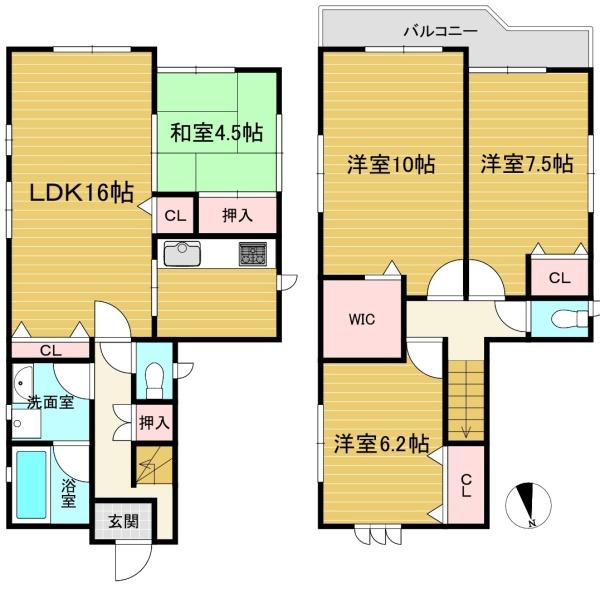 乙訓郡大山崎町字下植野小字山王前の中古一戸建