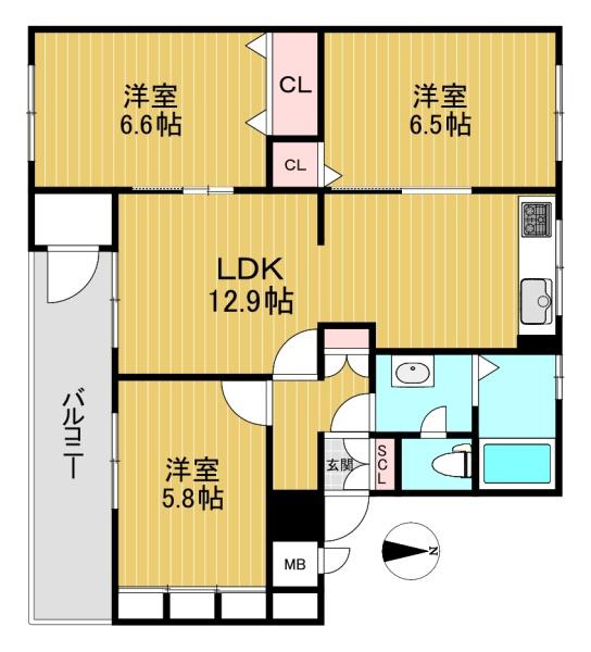 メゾン神足２号棟