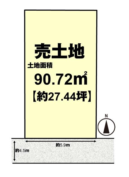 長岡京市滝ノ町２丁目の売土地