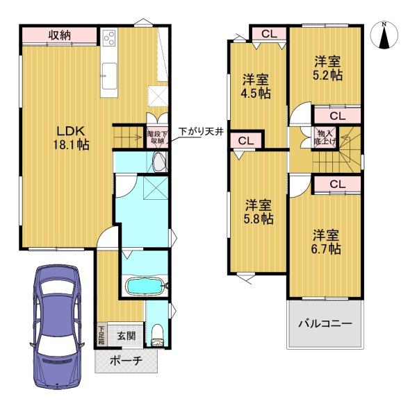 長岡京市一文橋２丁目の土地