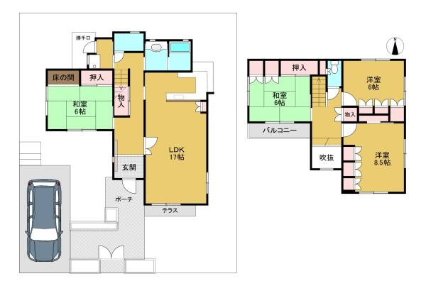 長岡京市光風台の中古一戸建
