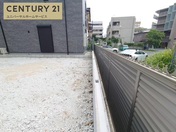 長岡京市友岡4丁目の土地(現地土地写真)