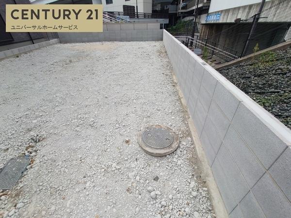 長岡京市友岡4丁目の土地(現地土地写真)