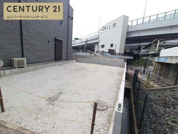 長岡京市友岡4丁目の土地(現地土地写真)