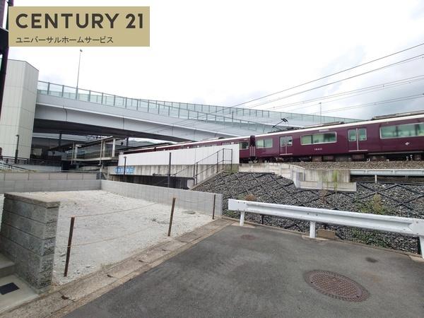 長岡京市友岡4丁目の土地(現地土地写真)