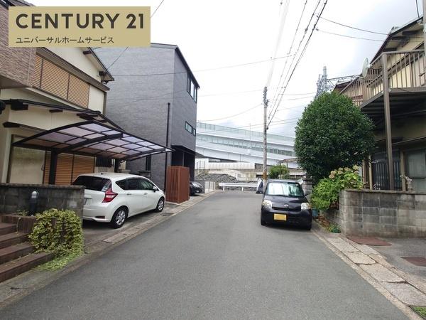 長岡京市友岡4丁目の土地(現地土地写真)