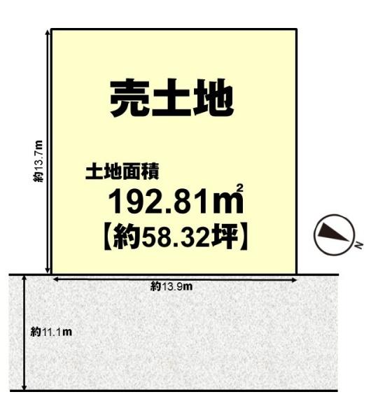 長岡京市高台３丁目の土地