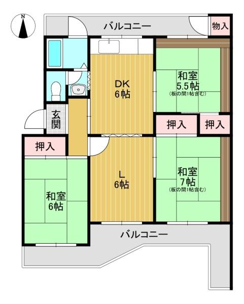 南円明寺ヶ丘団地8棟