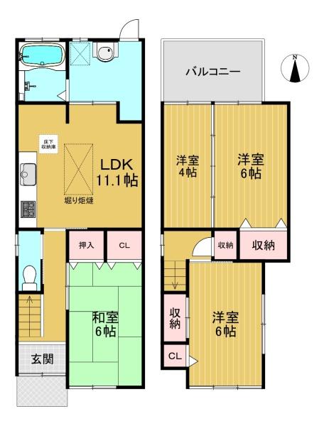 向日市物集女町北ノ口の中古一戸建て
