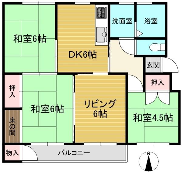 竹の台団地D1棟