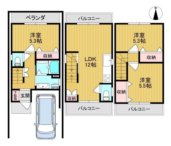 長岡京市滝ノ町２丁目の中古一戸建