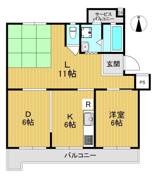 円明寺ヶ丘団地R棟