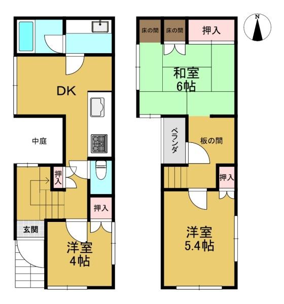 長岡京市長岡３丁目の中古一戸建