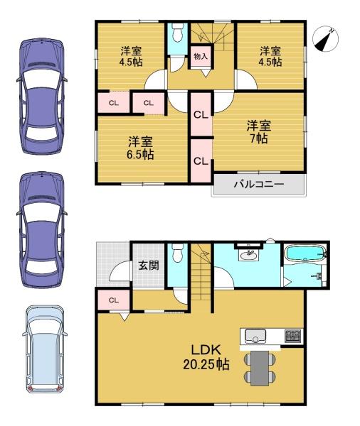 京都市西京区山田北ノ町の新築一戸建