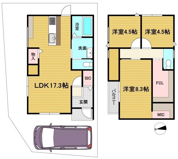 向日市寺戸町向畑の売土地