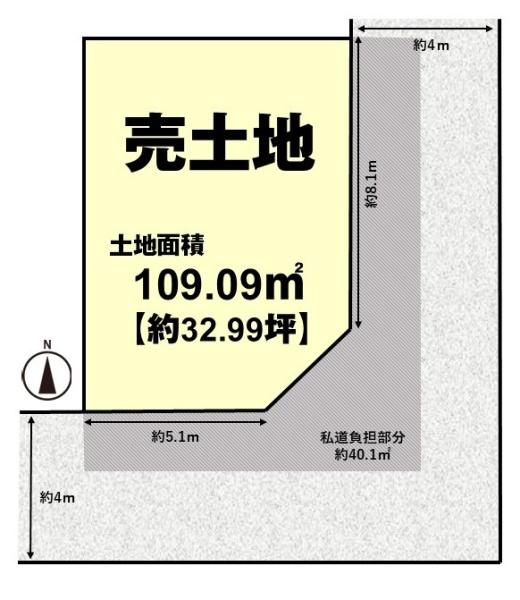 向日市寺戸町渋川の土地