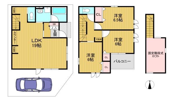 向日市寺戸町渋川の土地