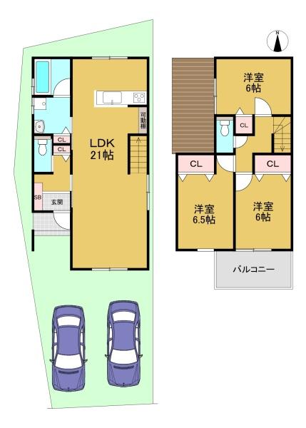 長岡京市長岡１丁目の土地