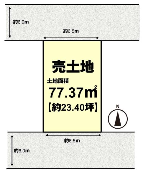 長岡京市馬場見場走りの土地