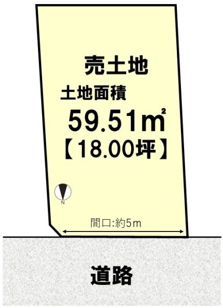 長岡京市神足北川原の売土地