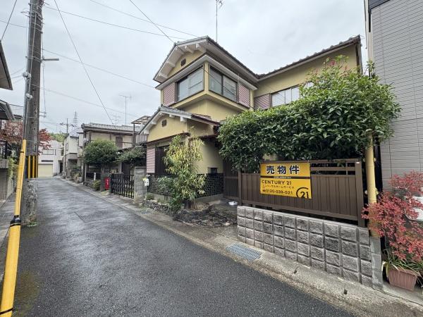 向日市物集女町南条の土地(前面道路含む現地写真)