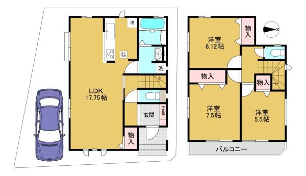 長岡京市滝ノ町２丁目の新築一戸建