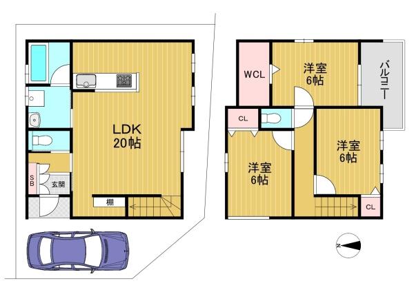 長岡京市勝竜寺八ノ坪の売土地