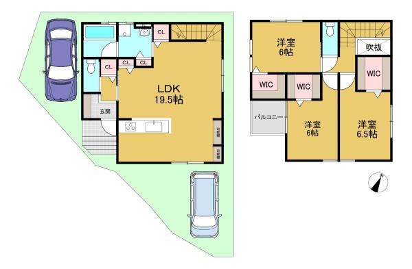長岡京市長法寺力池の新築一戸建