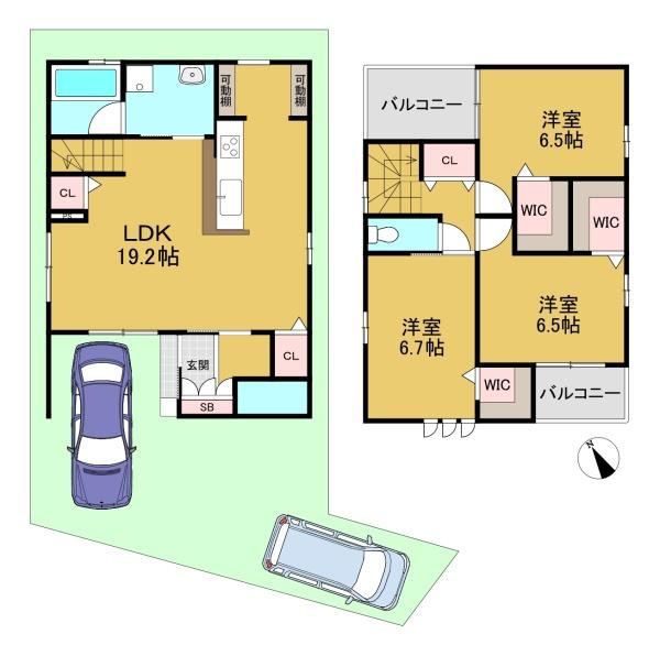 長岡京市長法寺力池の新築一戸建