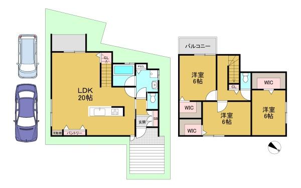 長岡京市長法寺力池の新築一戸建
