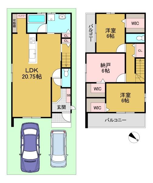長岡京市長法寺力池の新築一戸建