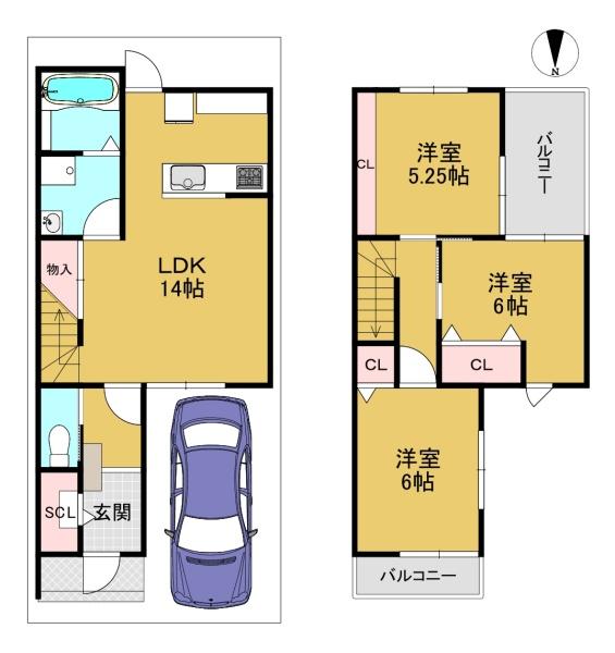 長岡京市一文橋２丁目の土地