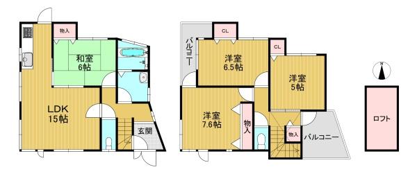 長岡京市奥海印寺火ノ尾の中古一戸建