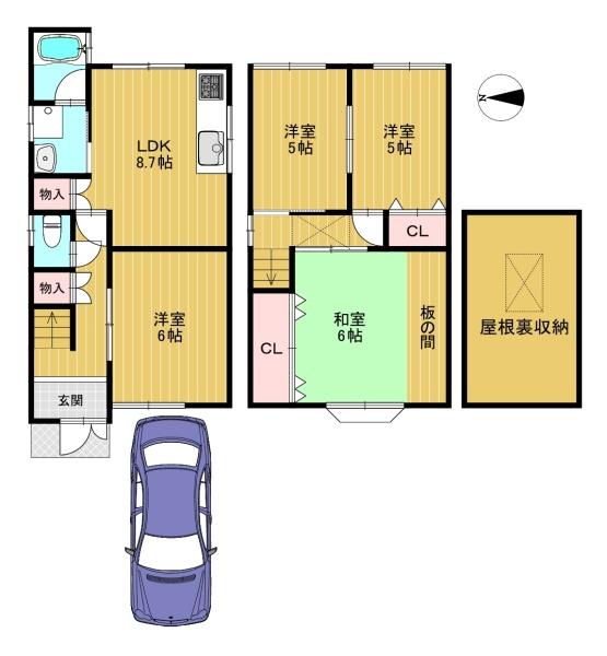 長岡京市今里４丁目の中古一戸建て