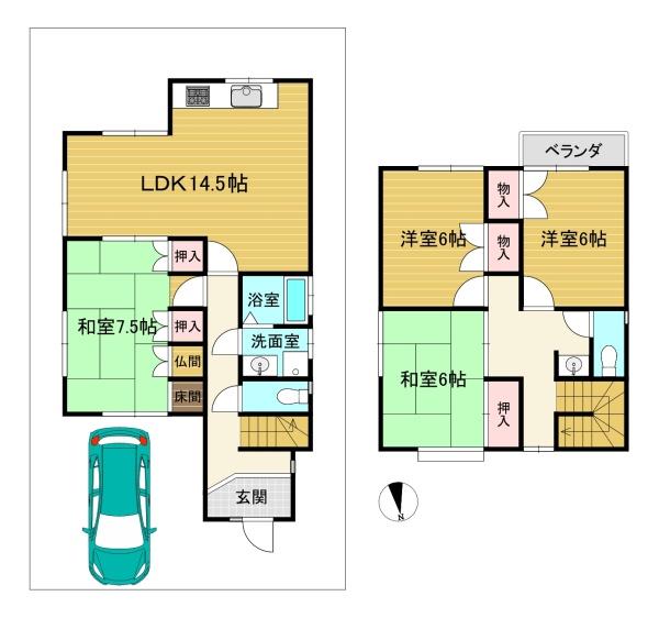 京都市伏見区久我東町の中古一戸建