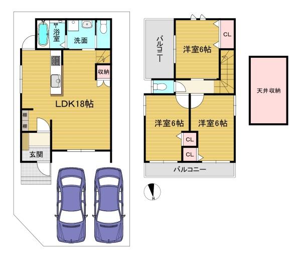 長岡京市柴の里の土地