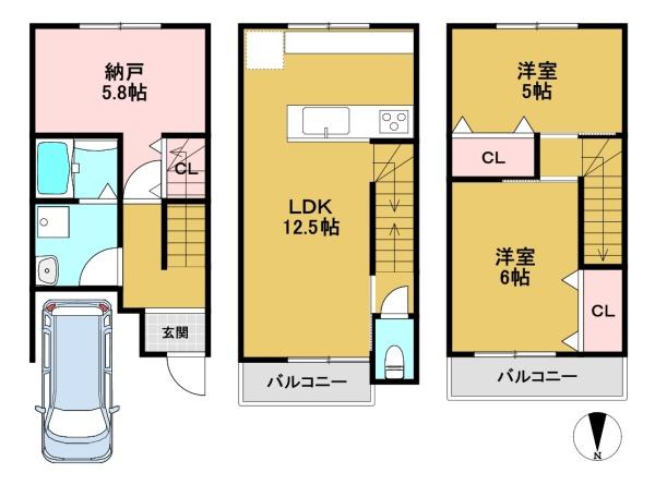 京都市南区久世中久世町３丁目の土地