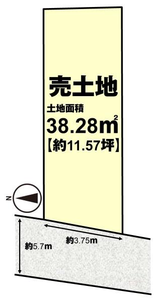 長岡京市長岡１丁目の売土地