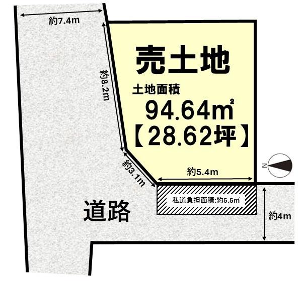 京都市西京区山田猫塚町の売土地