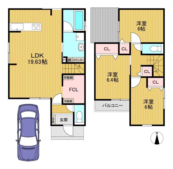 長岡京市天神５丁目の新築一戸建