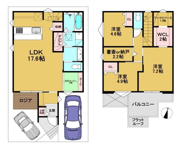 長岡京市奥海印寺東山の売土地