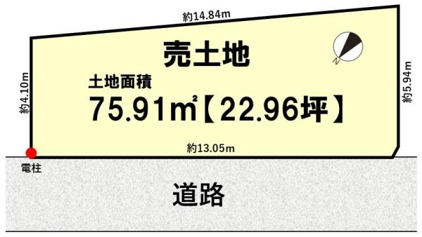 長岡京市滝ノ町１丁目の売土地