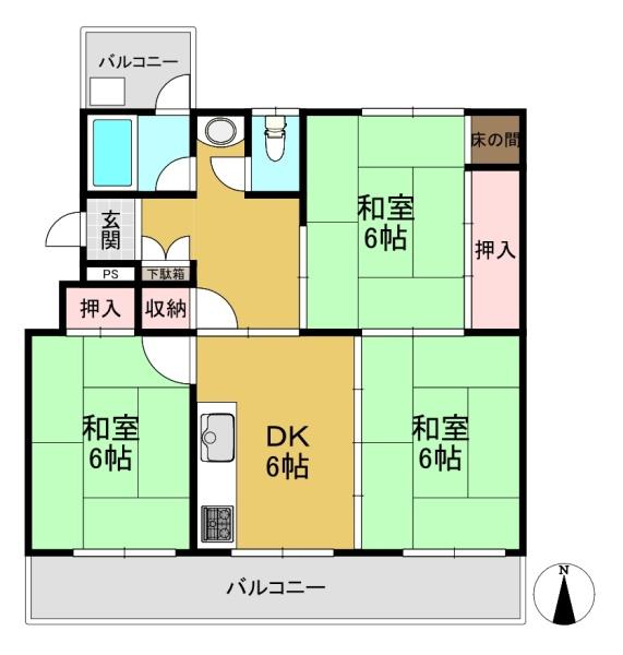 円明寺ヶ丘団地G棟
