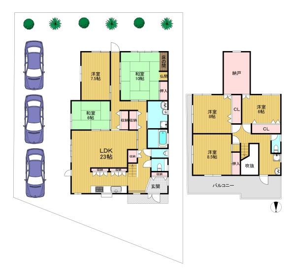 向日市寺戸町北垣内の中古一戸建