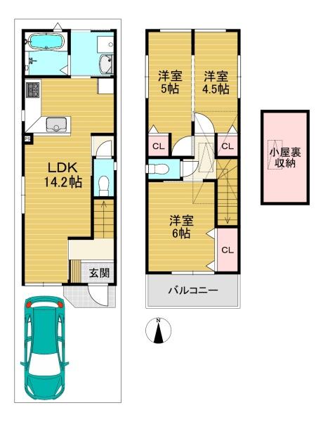 向日市寺戸町永田の新築一戸建